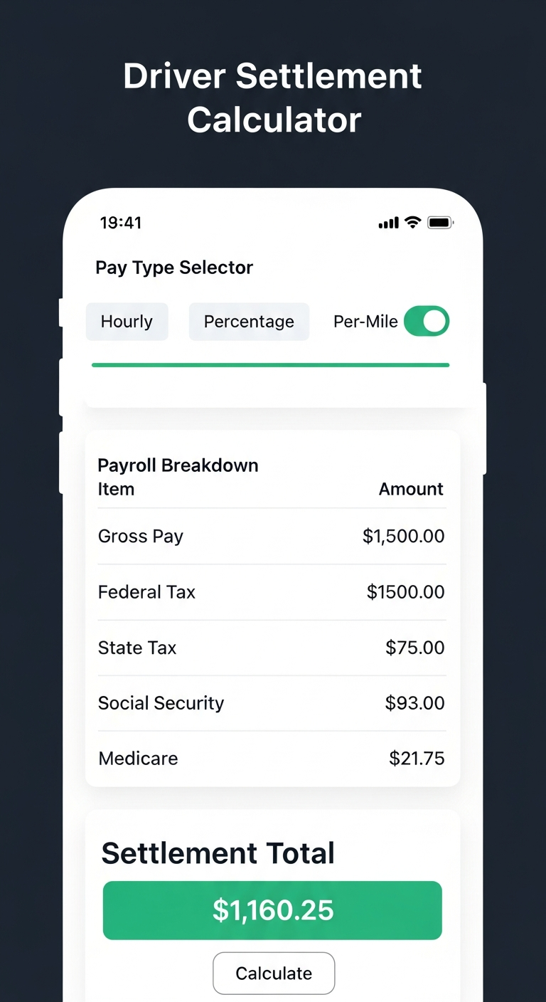 Driver Settlement